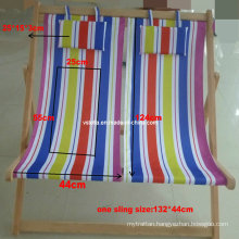 Outdoor Double Wooden Beach Chair